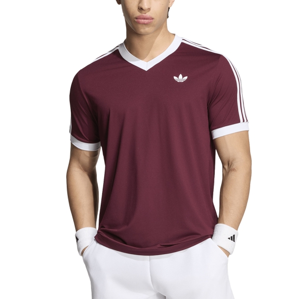 Maglietta Padel Uomo adidas Classics Maglietta  Maroon KY8883