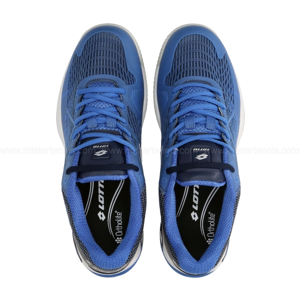 Lotto Mirage 100 II Clay - Imperial Blue/Silver Metal 2