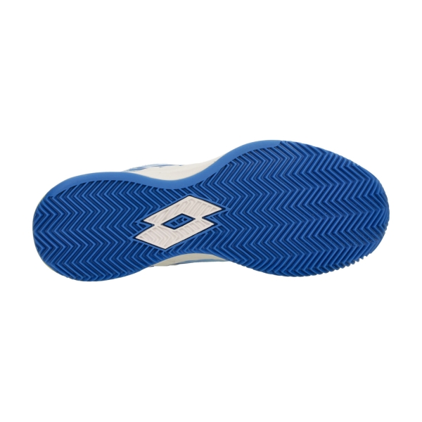 Lotto Mirage 100 II Clay - All White/Dodgers Blue