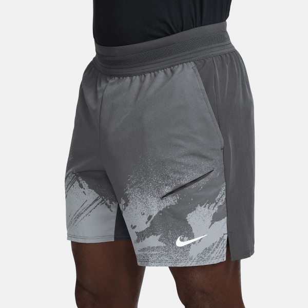 Men's Padel Shorts Nike Court Slam 6in Shorts  Anthracite/Cool Grey/White IF1560060