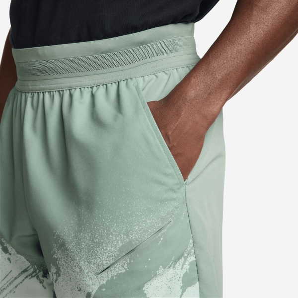 Nike Court Slam 6in Shorts - Steam/Barely Green/Black