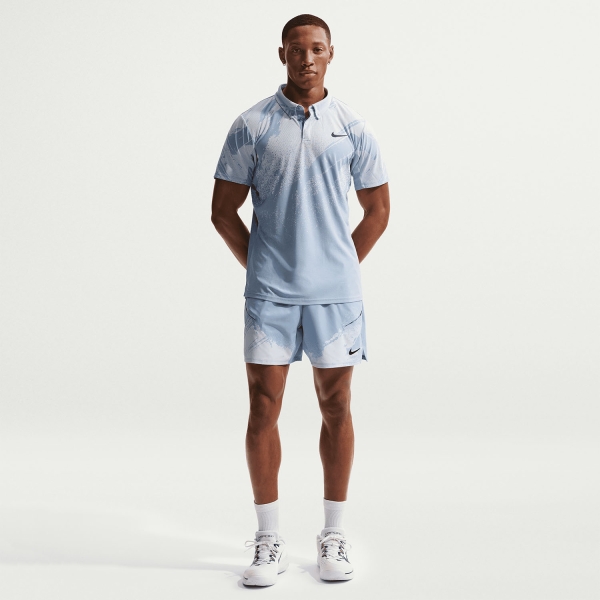 Nike Court Slam 6in Shorts - Work Blue/Hydrogen Blue/Black