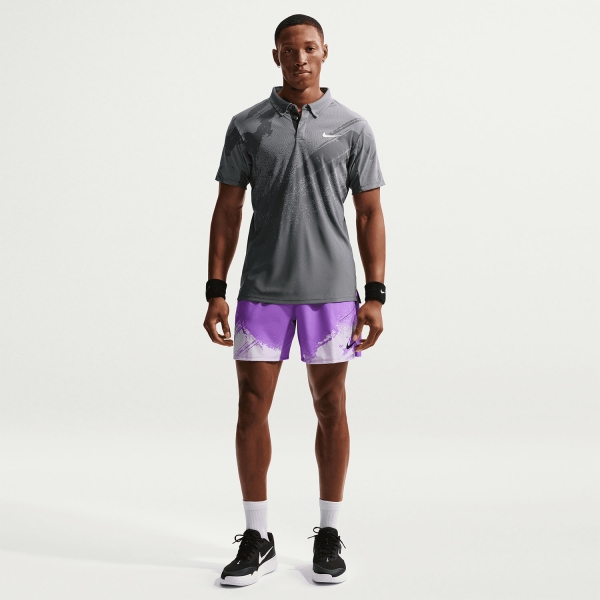 Nike Court Slam Polo - Anthracite/Cool Grey/White