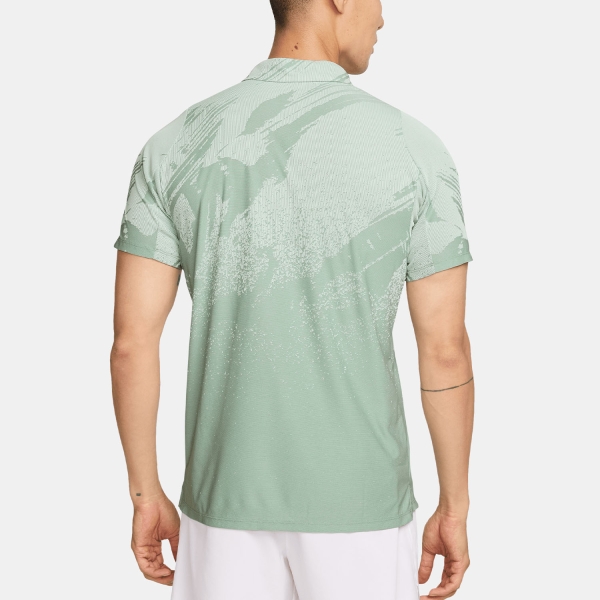 Nike Court Slam Polo - Steam/Barely Green/Black