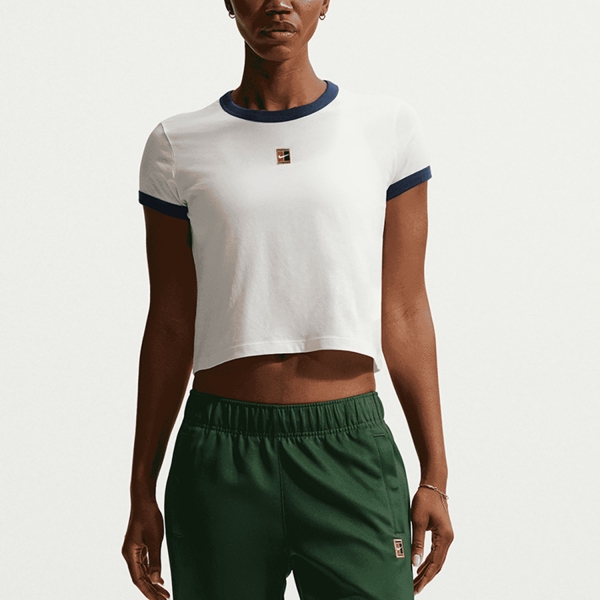 Camiseta y Polo Padel Mujer Nike Heritage Camiseta  Sail/Midnight Navy IH5059133
