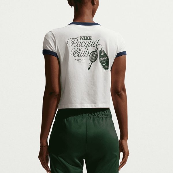 Nike Heritage Camiseta - Sail/Midnight Navy