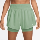 Nike Classic One 2 in 1 3in Shorts - Steam/White Nike Classic One 2 in 1 3in Shorts - Steam/White