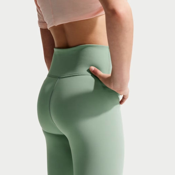 Nike One Swoosh Tights Niña - Steam/White