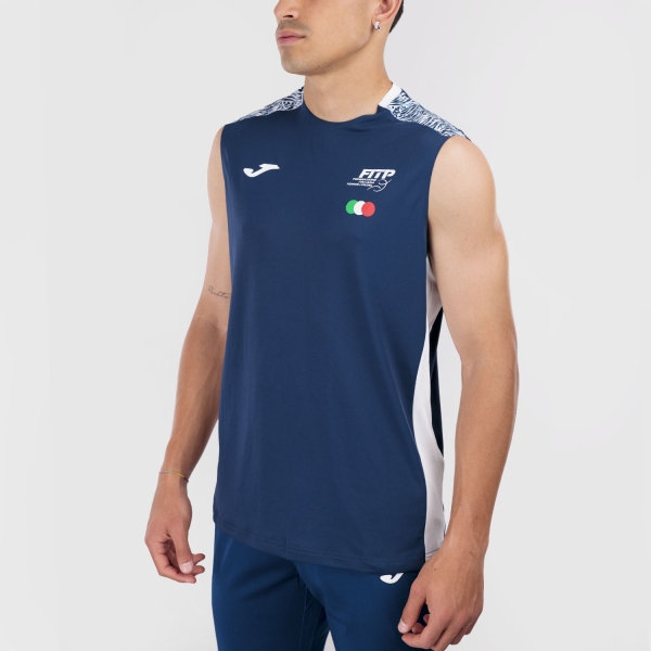 Camiseta Padel Hombre Joma FITP Top  Navy SW10603D0103