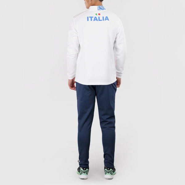 Joma FITP Pre Game Print Chándal - White/Royal/Navy