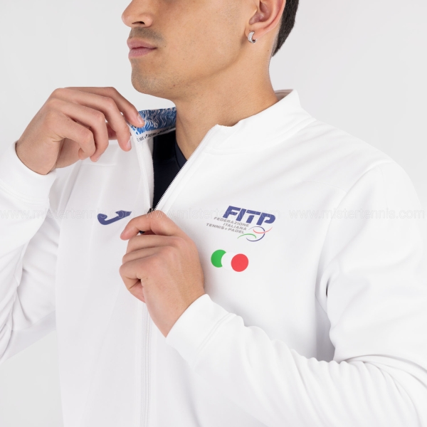 Joma FITP Pre Game Print Chándal - White/Royal/Navy