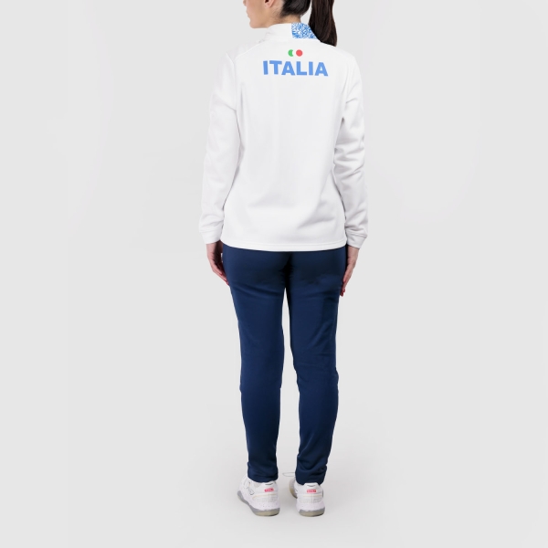 Joma FITP Pre Game Print Chándal - White/Royal/Navy