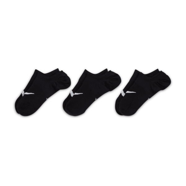 Nike Everyday Plus Lightweight x 3 Socks - Black/White