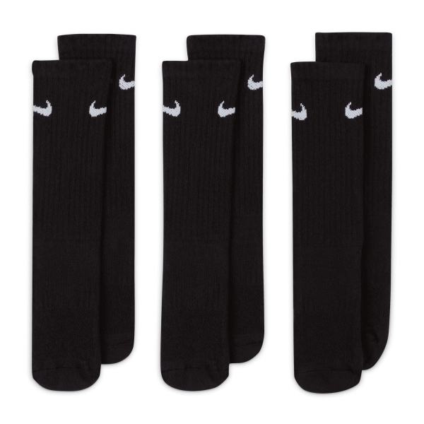 Calcetines Padel Nike Everyday Crew x 3 Calcetines Ninos  Black/White SX6842010