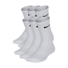 Nike Everyday Crew x 6 Calcetines Niños - White/Black