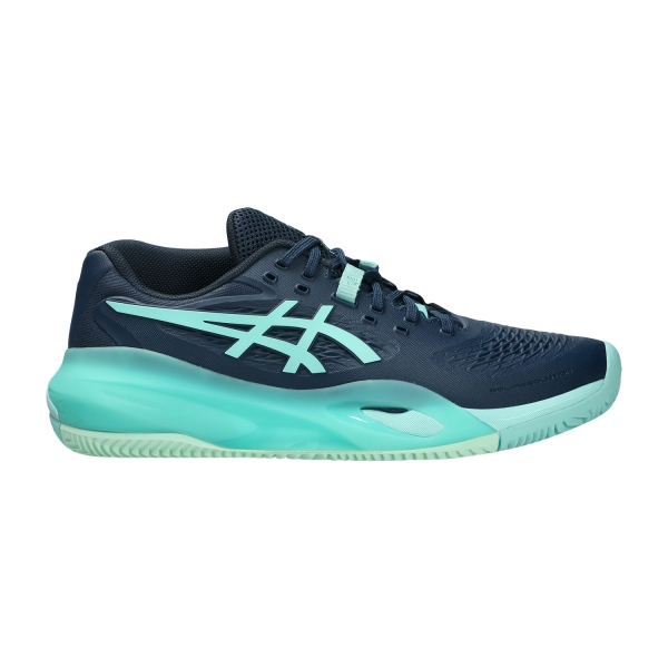 Scarpe Padel Uomo ASICS Gel Resolution X Clay  Night Sky/Illuminate Mint 1041A485404