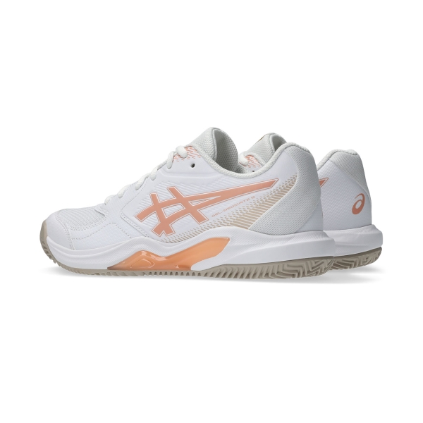 ASICS Gel Dedicate 9 Clay - White/Cantaloupe