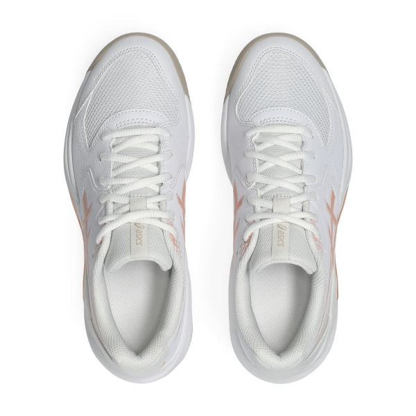 ASICS Gel Dedicate 9 Clay - White/Cantaloupe
