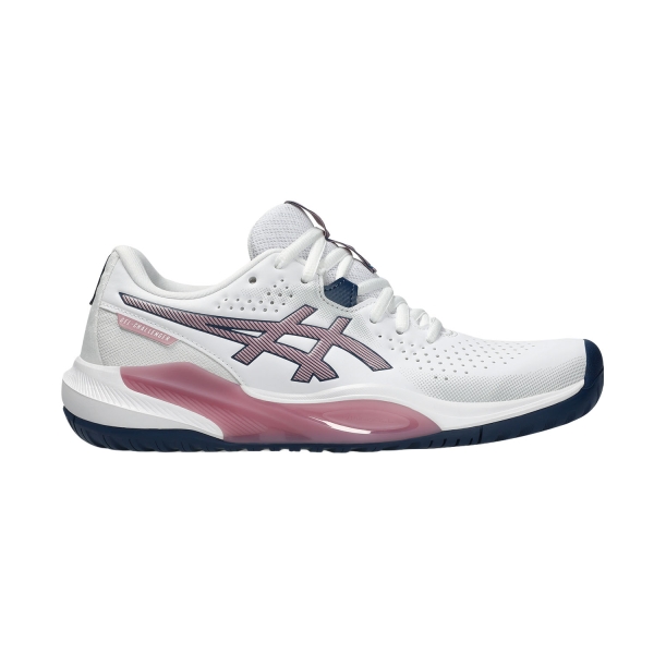 Women's Padel Shoes ASICS Gel Challenger 15  White/Taro Purple 1042A294105