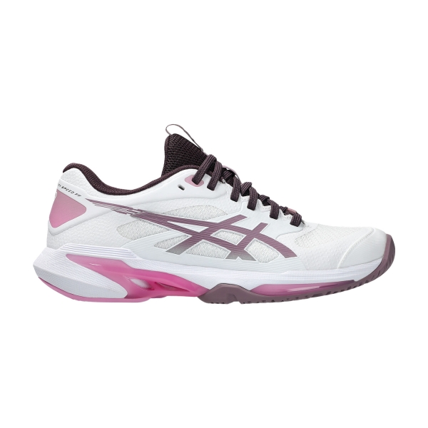 Women's Padel Shoes ASICS Solution Speed FF 4  White/Dusty Mauve 1042A307102