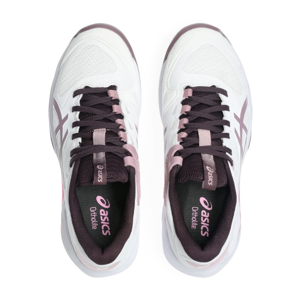 ASICS Solution Speed FF 4 - White/Dusty Mauve