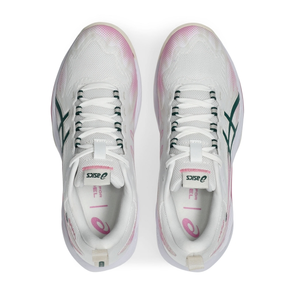 ASICS SONICSMASH FF - White/Jewel Green