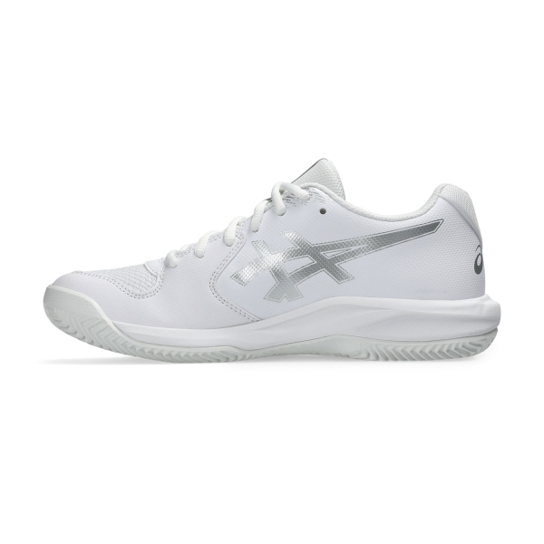 ASICS Gel Dedicate 9 Clay - White/Pure Silver