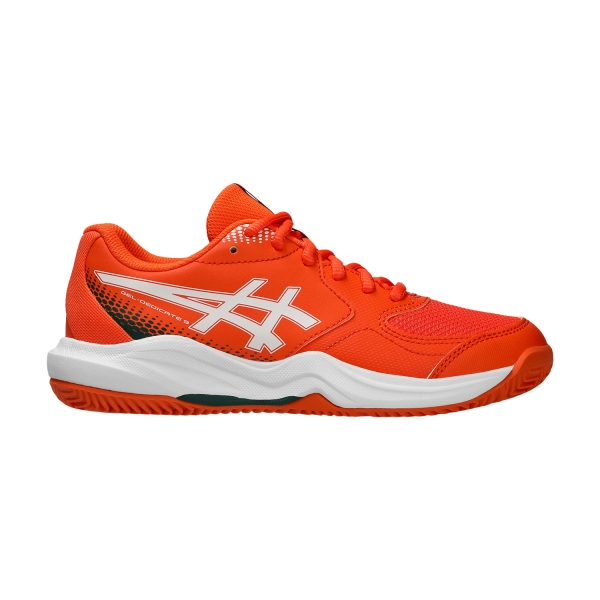Junior's Padel Shoes ASICS Gel Dedicate 9 GS Padel Junior  Energy Orange/White 1044A086800