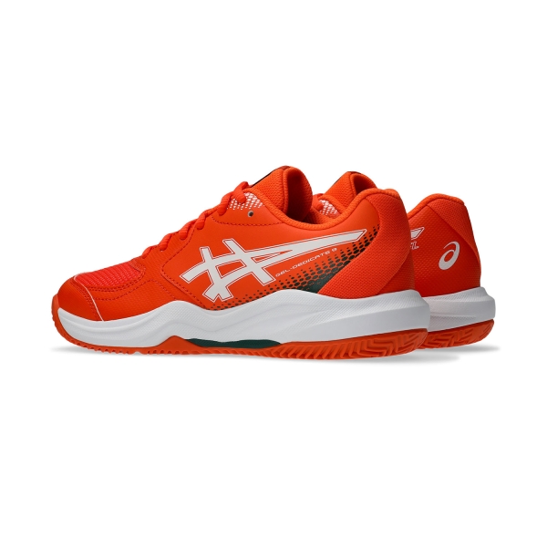 ASICS Gel Dedicate 9 GS Padel Junior - Energy Orange/White