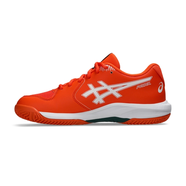 ASICS Gel Dedicate 9 GS Padel Junior - Energy Orange/White