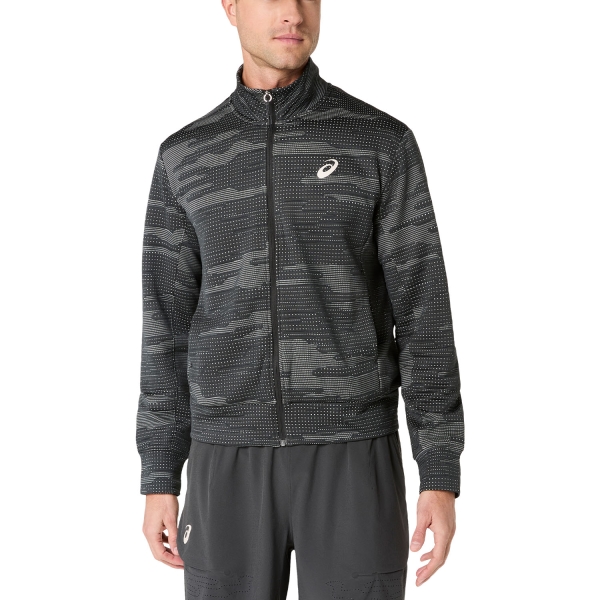 Men's Padel Jacket ASICS Match NY Jacket  Graphite Grey/Night Energy 2041A417020