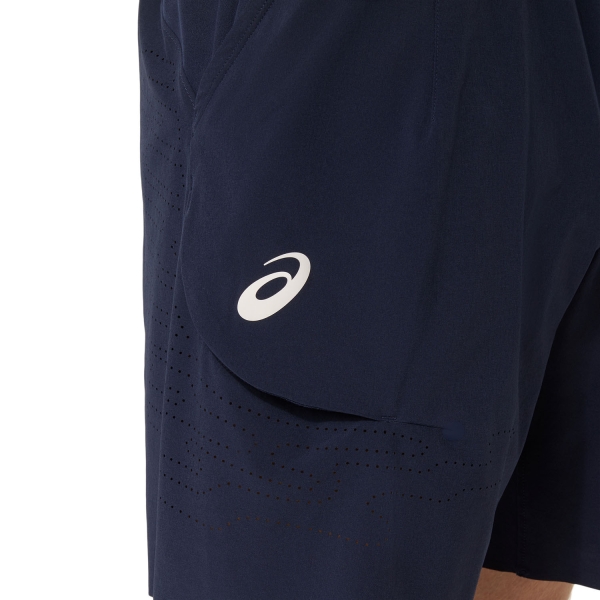 ASICS Match Laser Cut 7in Shorts - Midnight