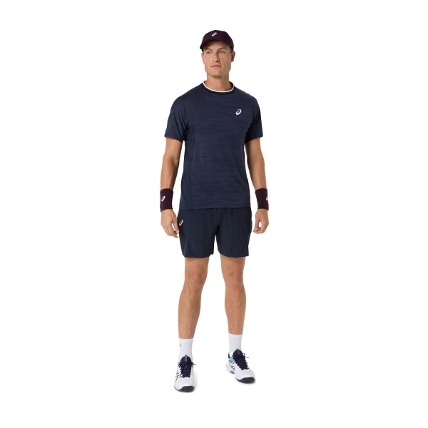 ASICS Match Laser Cut 7in Shorts - Midnight