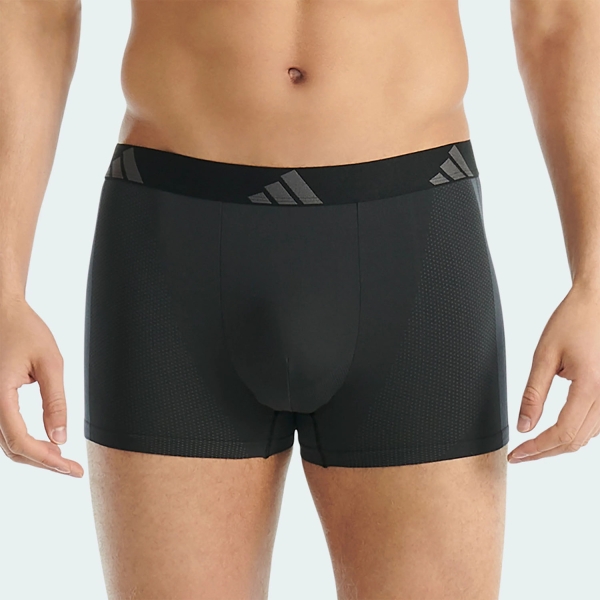 adidas Active Seamless Micro x 2 Boxer - Black/Carbon