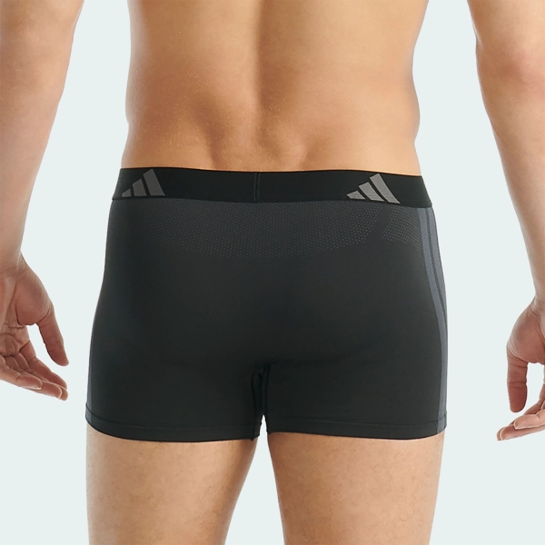 adidas Active Seamless Micro x 2 Boxer - Black/Carbon