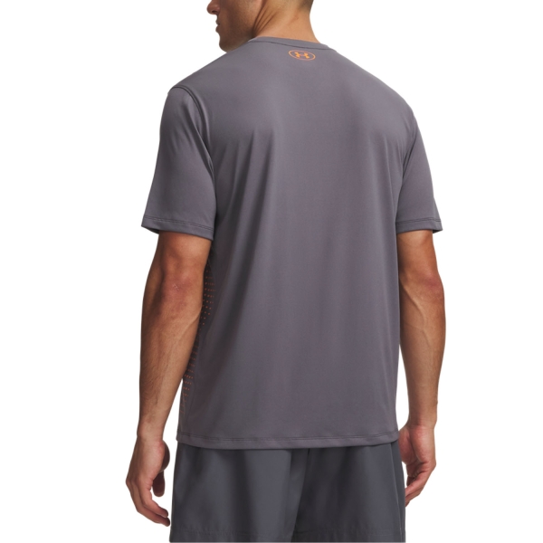 Under Armour Tech Play T-Shirt - Castlerock/Outrageous Orange