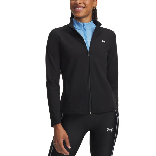 Women's Padel Shirts & Hoodies Under Armour Motion Shirt  Ultimate Black/White 60137760008