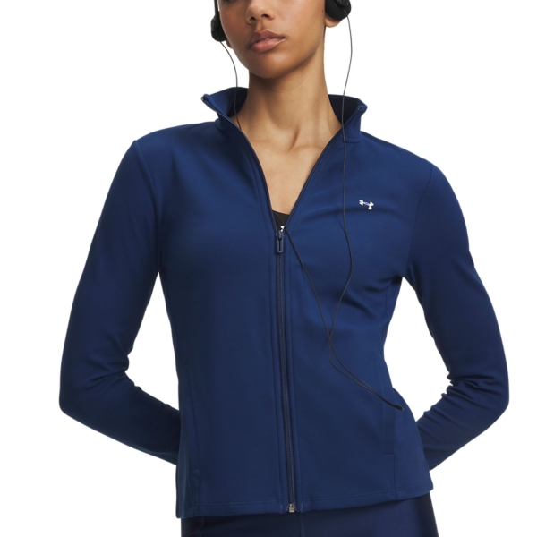 Women's Padel Shirts & Hoodies Under Armour Motion Shirt  Blackout Navy/Aegean Blue 60137760997