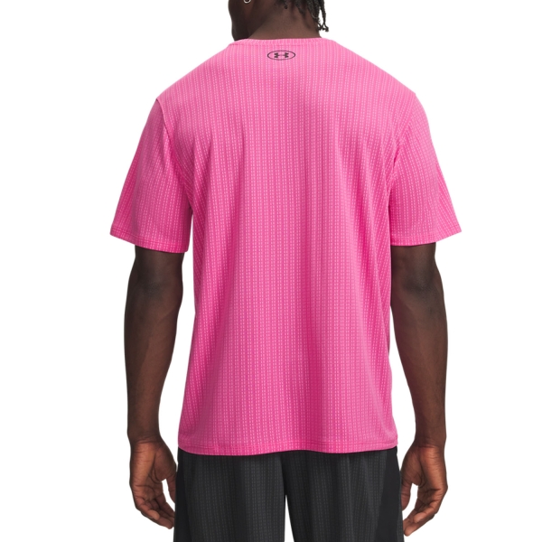 Under Armour Tech Vent Jacquard T-Shirt - Pink Frenzy/Ultimate Black
