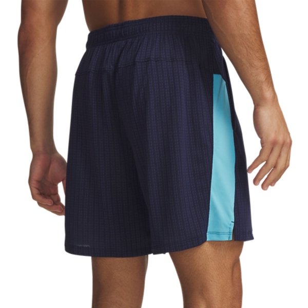 Under Armour Tech Vent Jacquard 7in Shorts - Midnight Navy/Fresco Blue