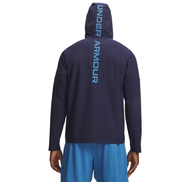 Under Armour Tech Utility Woven Chaqueta - Midnight Navy/Aegean Blue