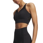 Under Armour Vanish Elite Mesh Top - Ultimate Black/White/Metallic Silver