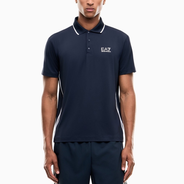 Men's Padel Polo EA7 Pro Match Polo  Armani Blue 7M002488AF13689UB102