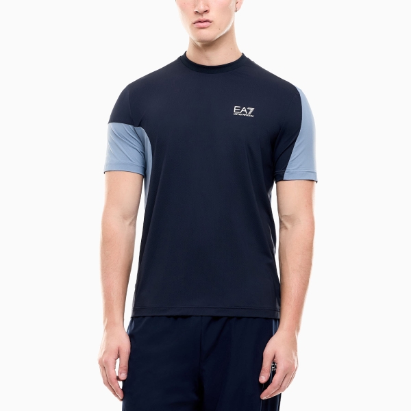 Men's T-Shirt Padel EA7 Pro Performance TShirt  Armani Blue 7M002492AF13689UB102