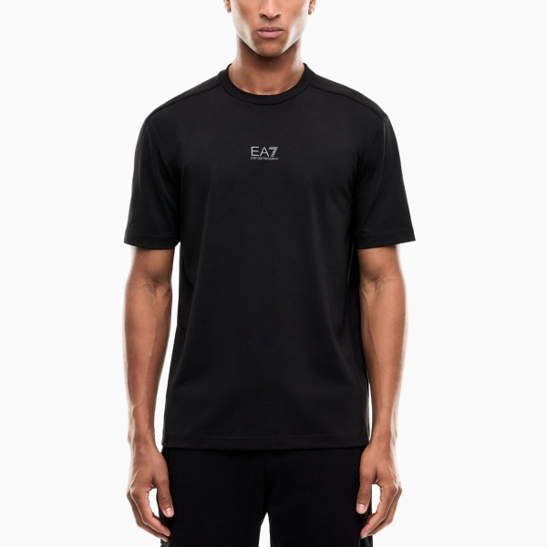 Men's T-Shirt Padel EA7 Natural VENTUS7 TShirt  Black 7M002568AF21787UC001