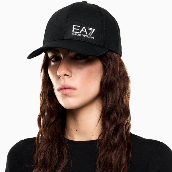 EA7 Train Core Gorra - Black/White