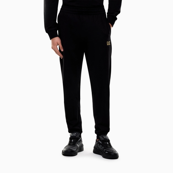 Pant y Tights Padel Hombre EA7 Train Core Identity Pantalones  Black/Gold 8NPP66PJVRZ0208