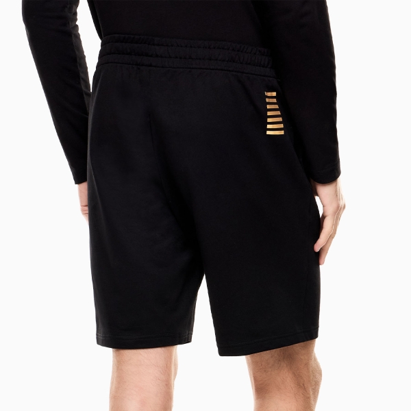 EA7 Train Core 9in Shorts - Black/Gold