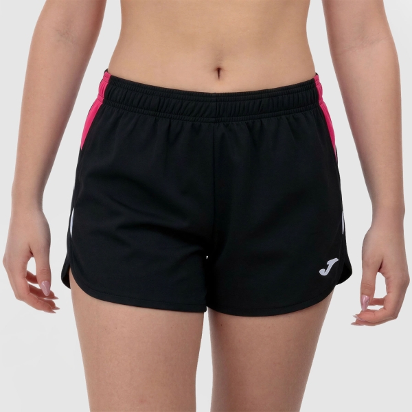 Falda y Shorts Padel Mujer Joma Terra 3.5in Shorts  Black/Fuchsia 903107.105