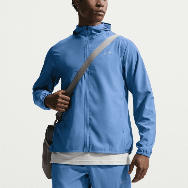 Men's Padel Jacket Nike DriFIT Form Jacket  Indigo Storm/Reflective Silver FB7482459